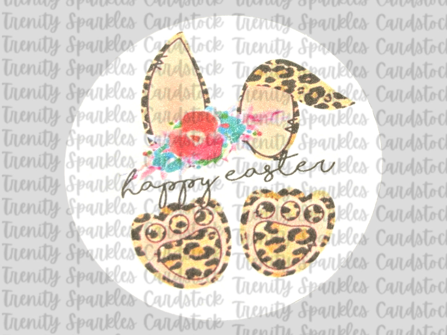 Kay J & co Bunny Shaker Cardstock
