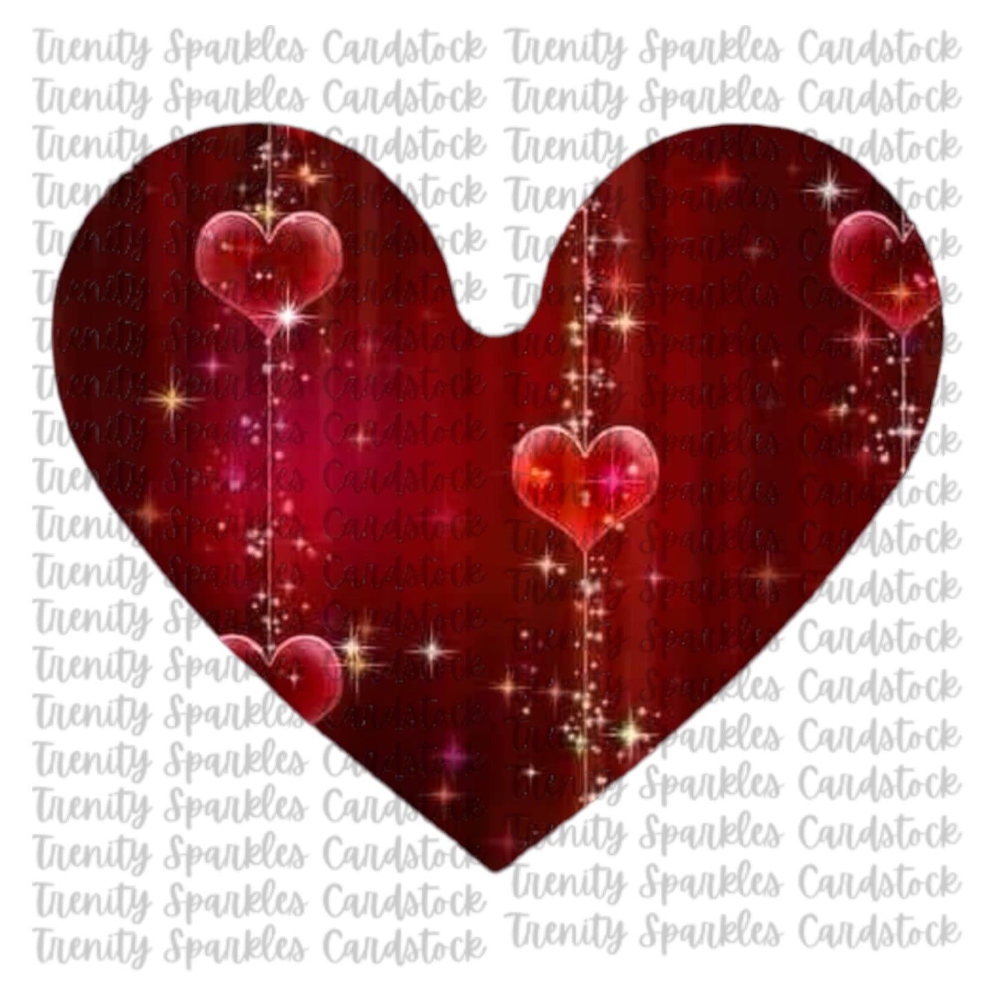Kay J & Co Heart Shaker Cardstock