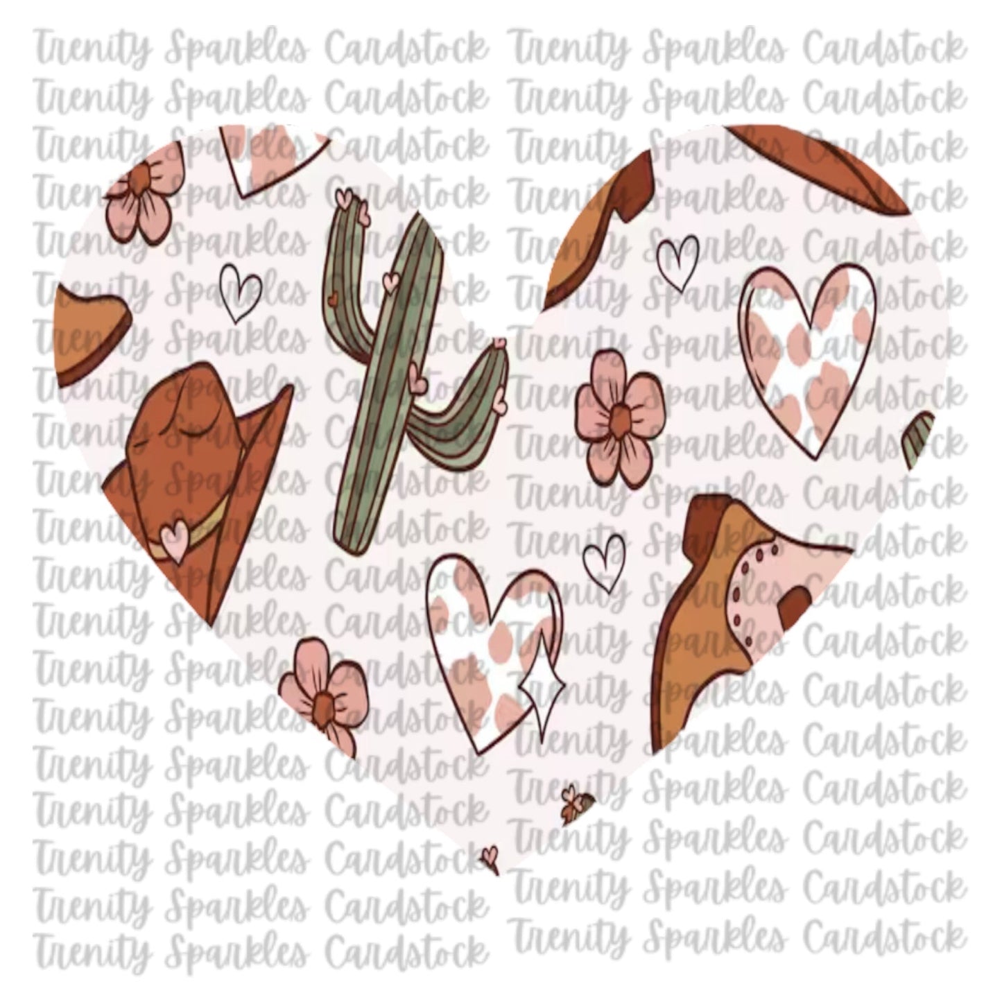 Kay J & Co Heart Shaker Cardstock