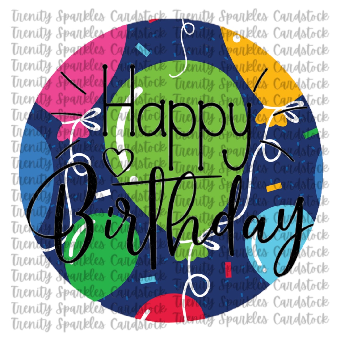 Copel Calculations Circle Shaker Cardstock