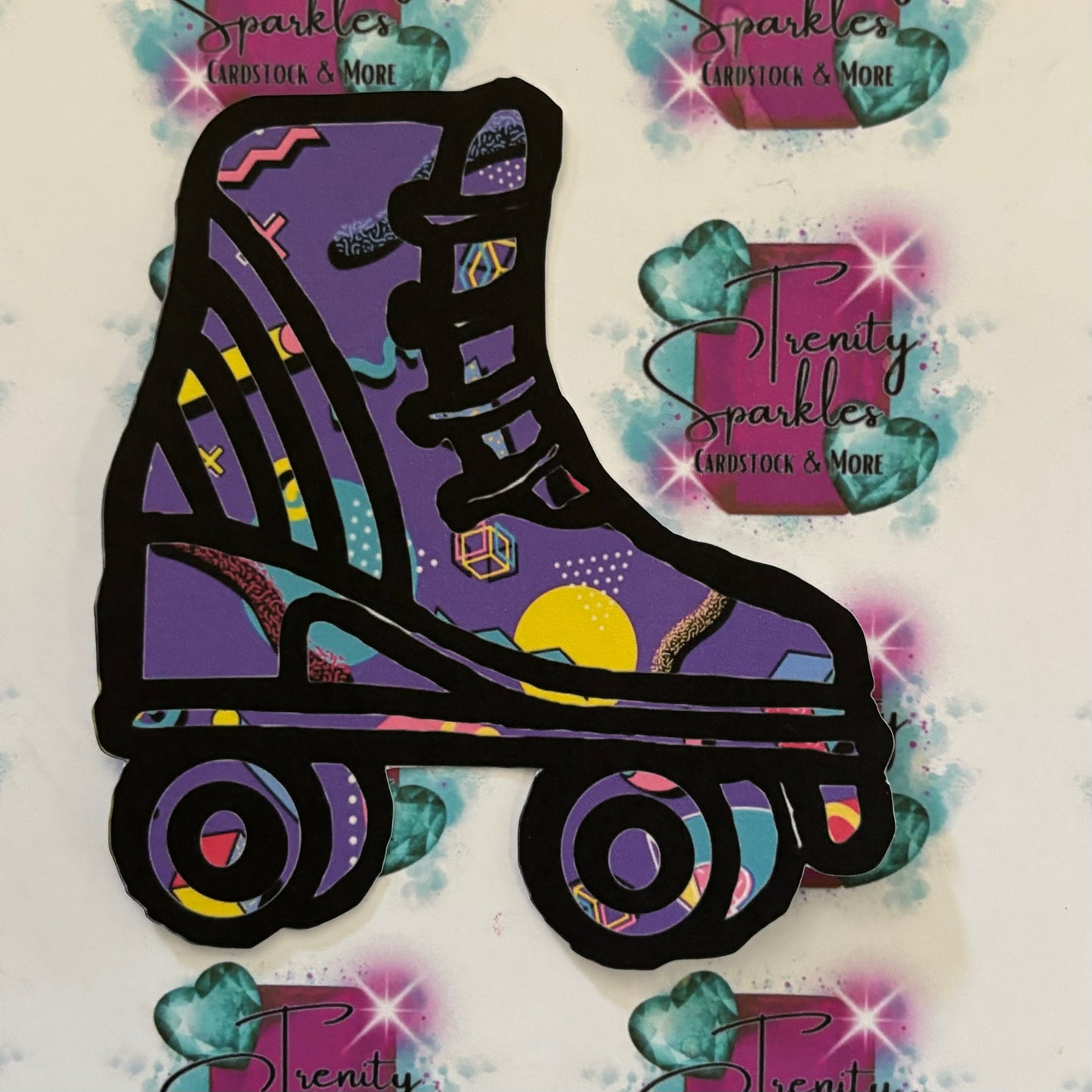 Kay J & Co Roller Skate Cardstock