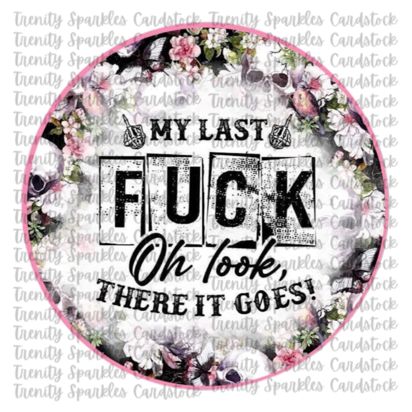 Vulgar Circle Cardstock