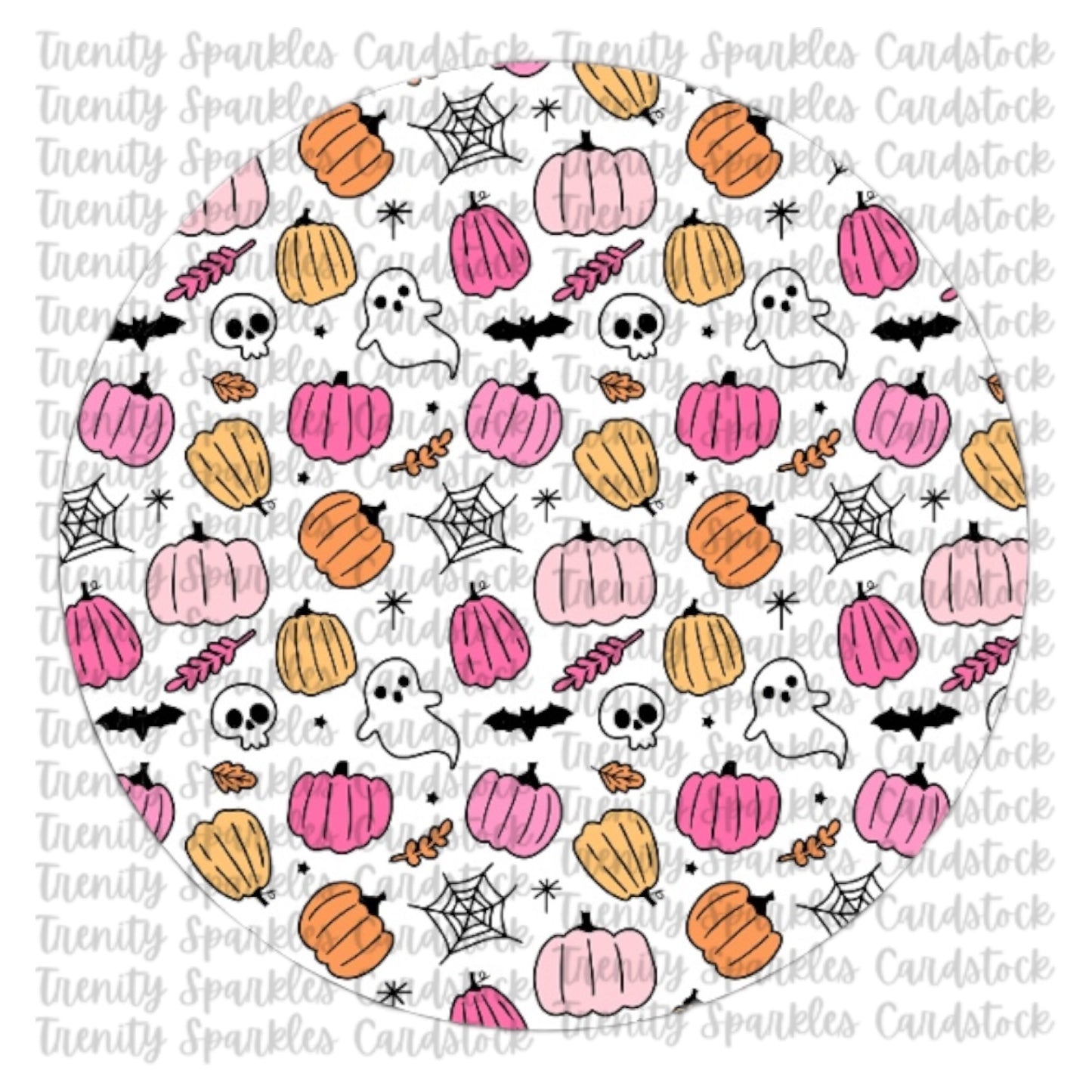 Fall Circle Cardstock