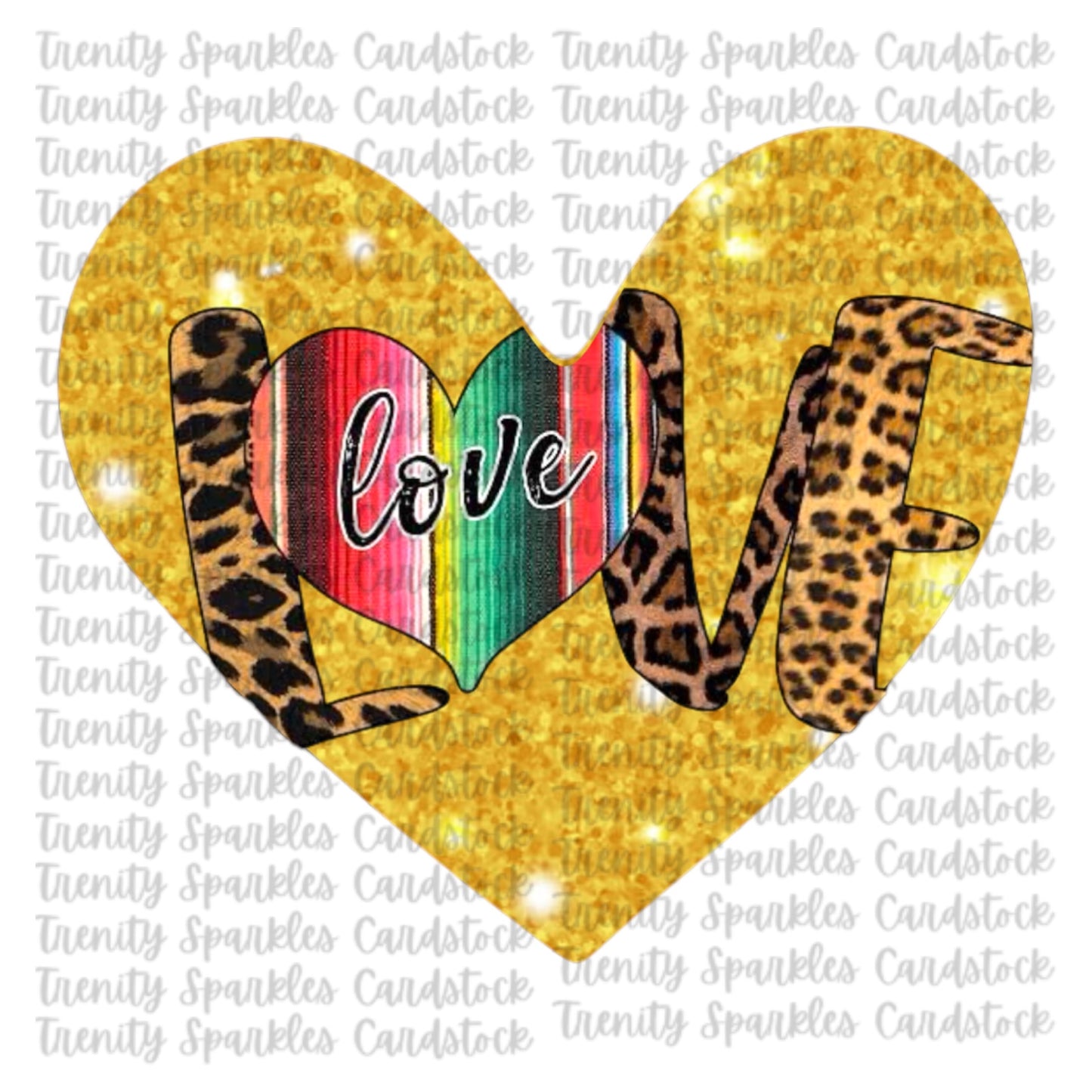Bossy Boots Conversation Heart Cardstock