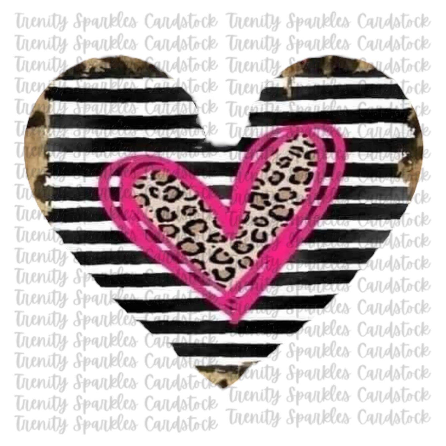 Kay J & Co Heart Shaker Cardstock