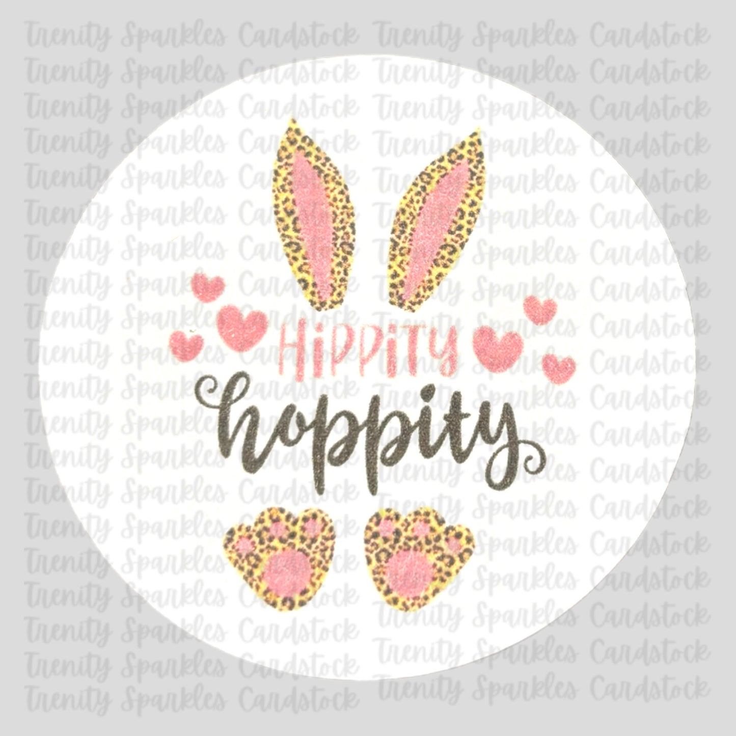 Kay J & co Bunny Shaker Cardstock