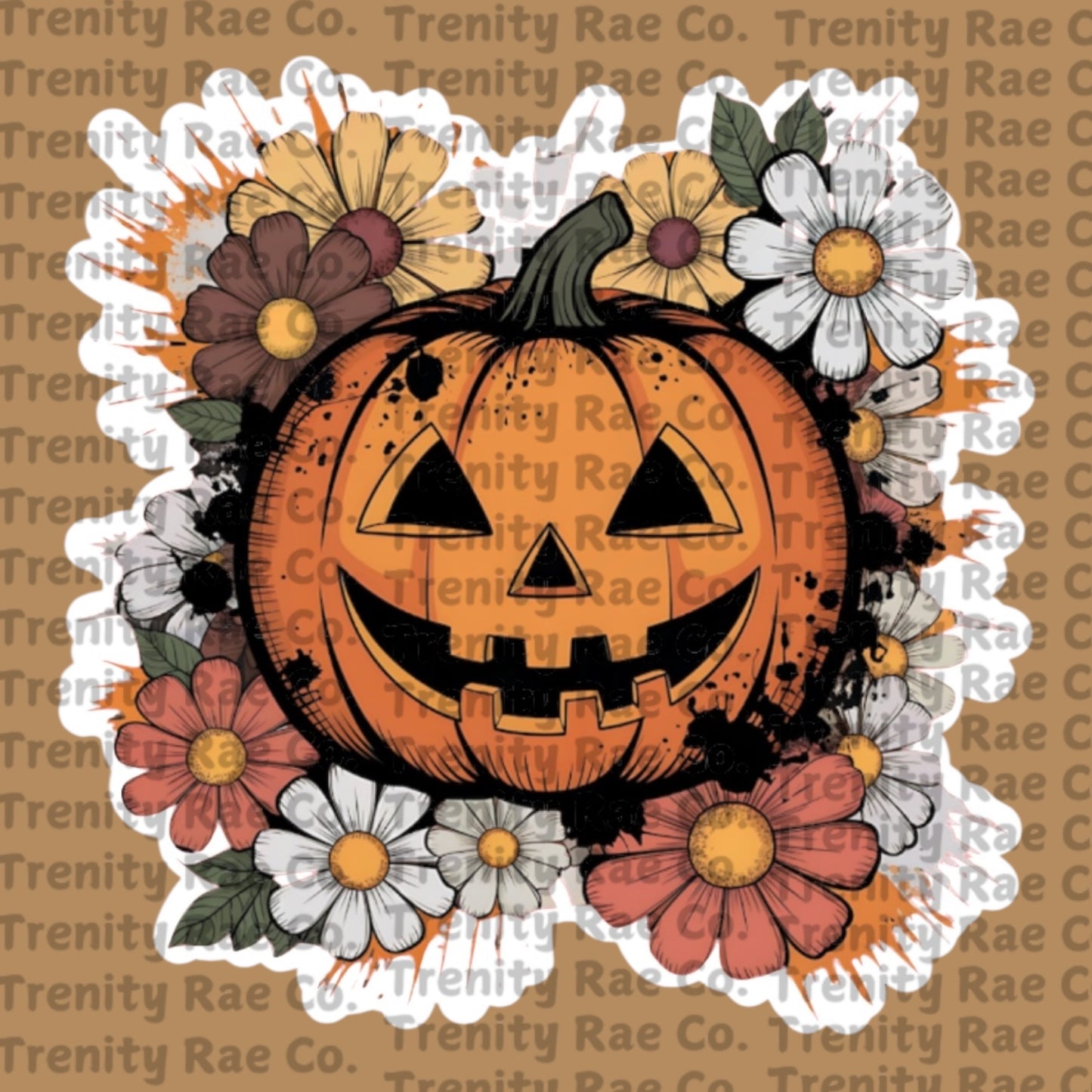 TRC floral pumpkin