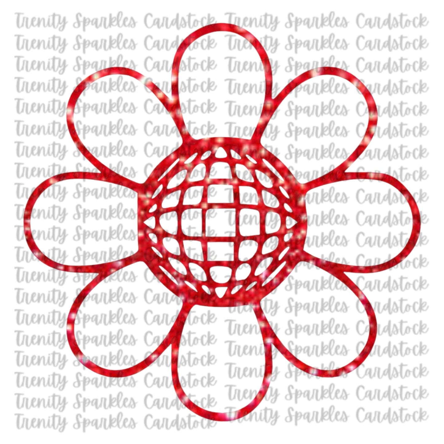 Bossy Boots Disco Daisy Vent Cardstock