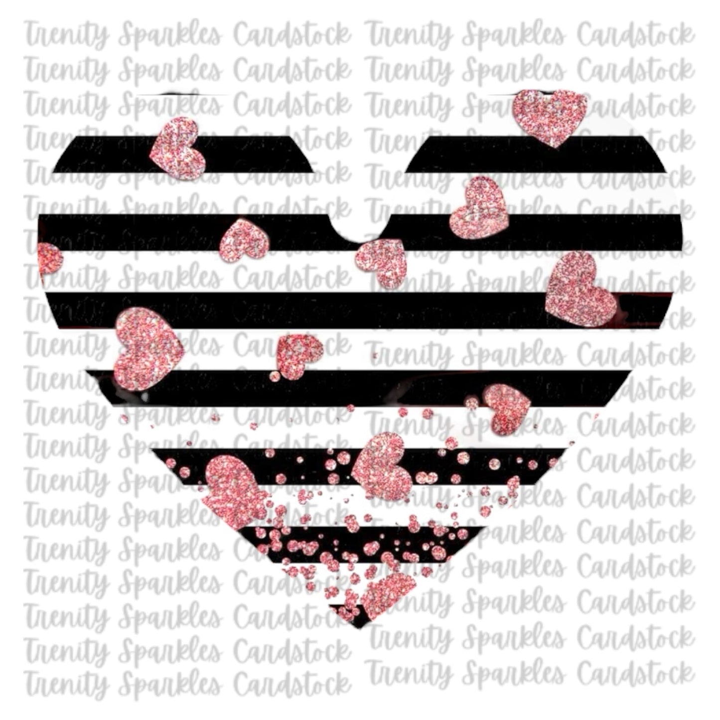 Kay J & Co Heart Shaker Cardstock