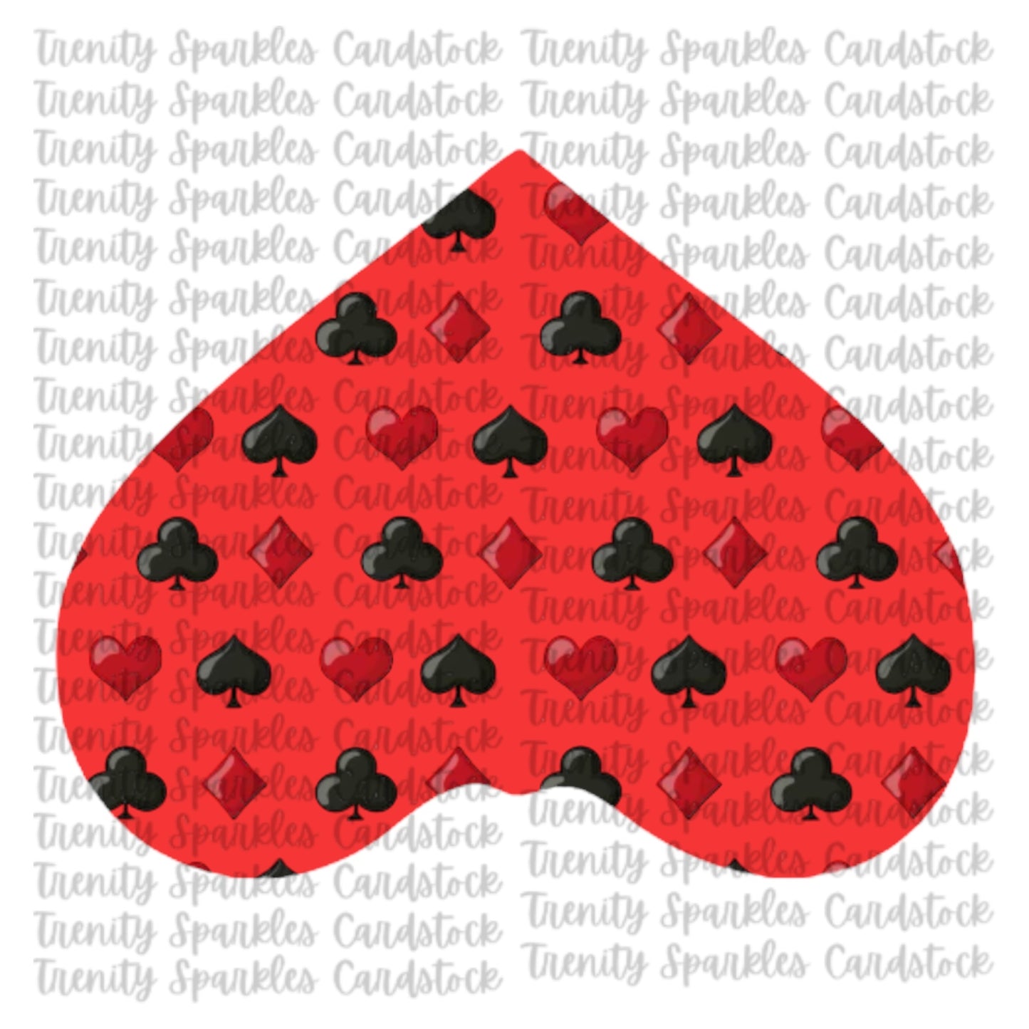 Bossy Boots Spade Shaker Cardstock