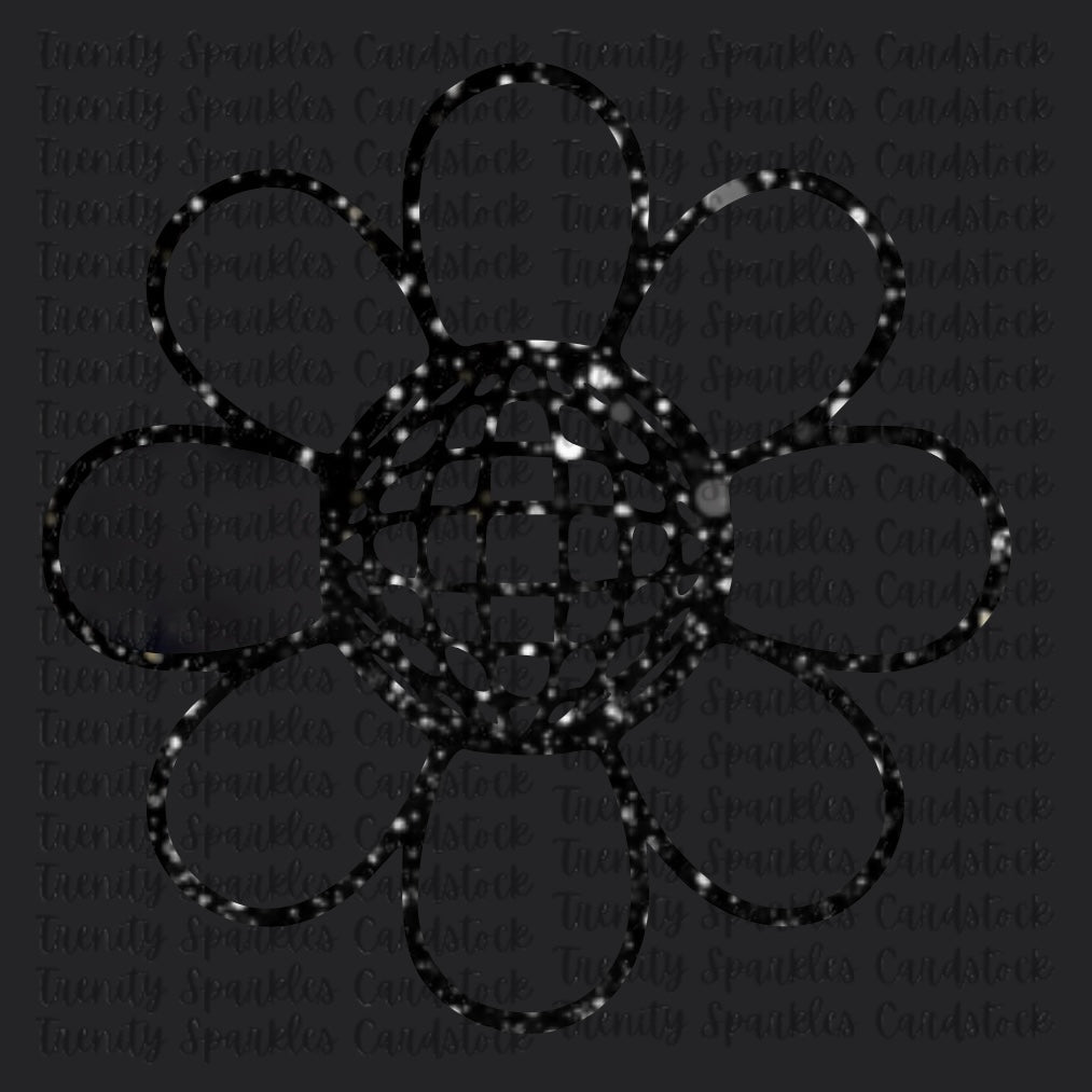 Bossy Boots Disco Daisy Vent Cardstock