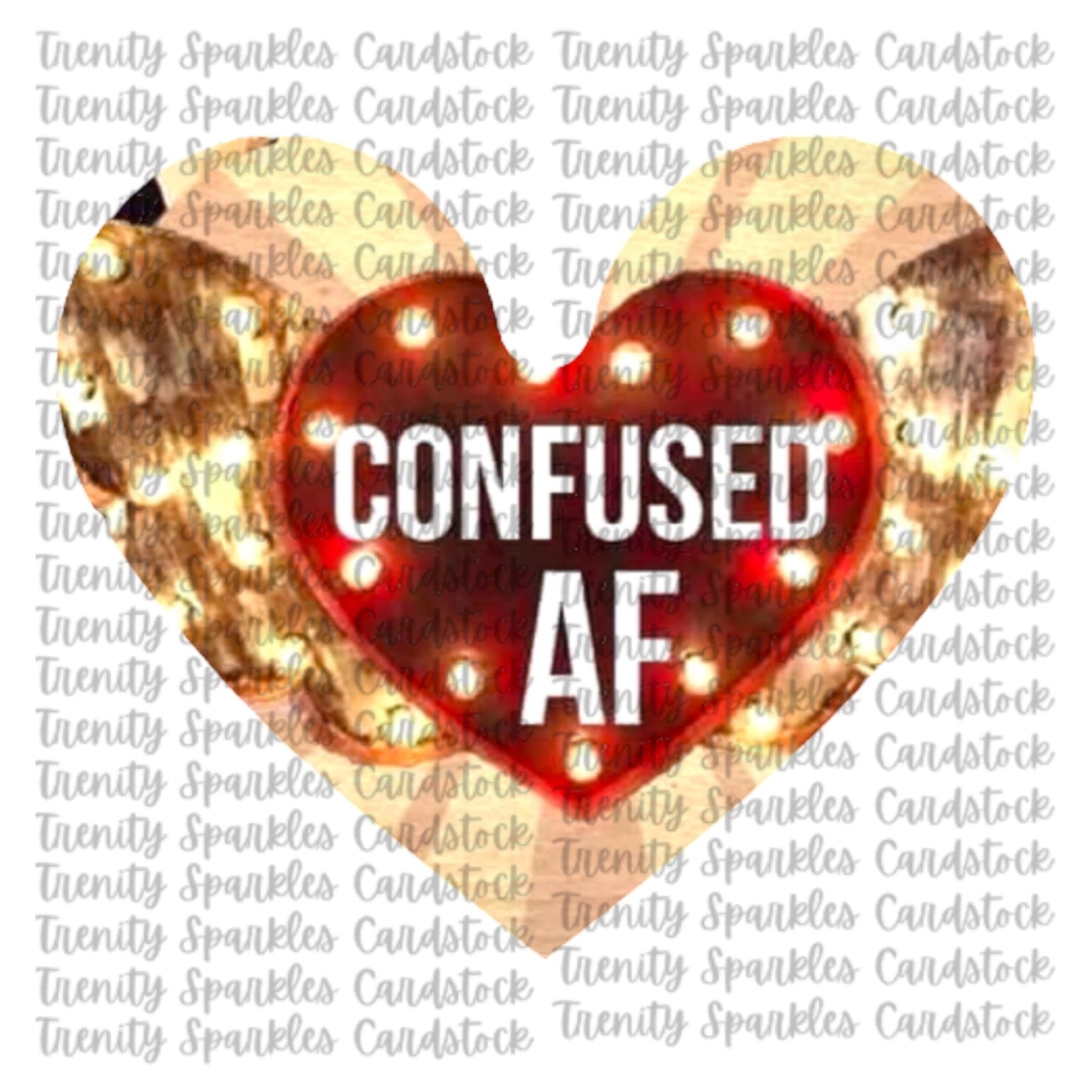 Kay J & Co Heart Shaker Cardstock