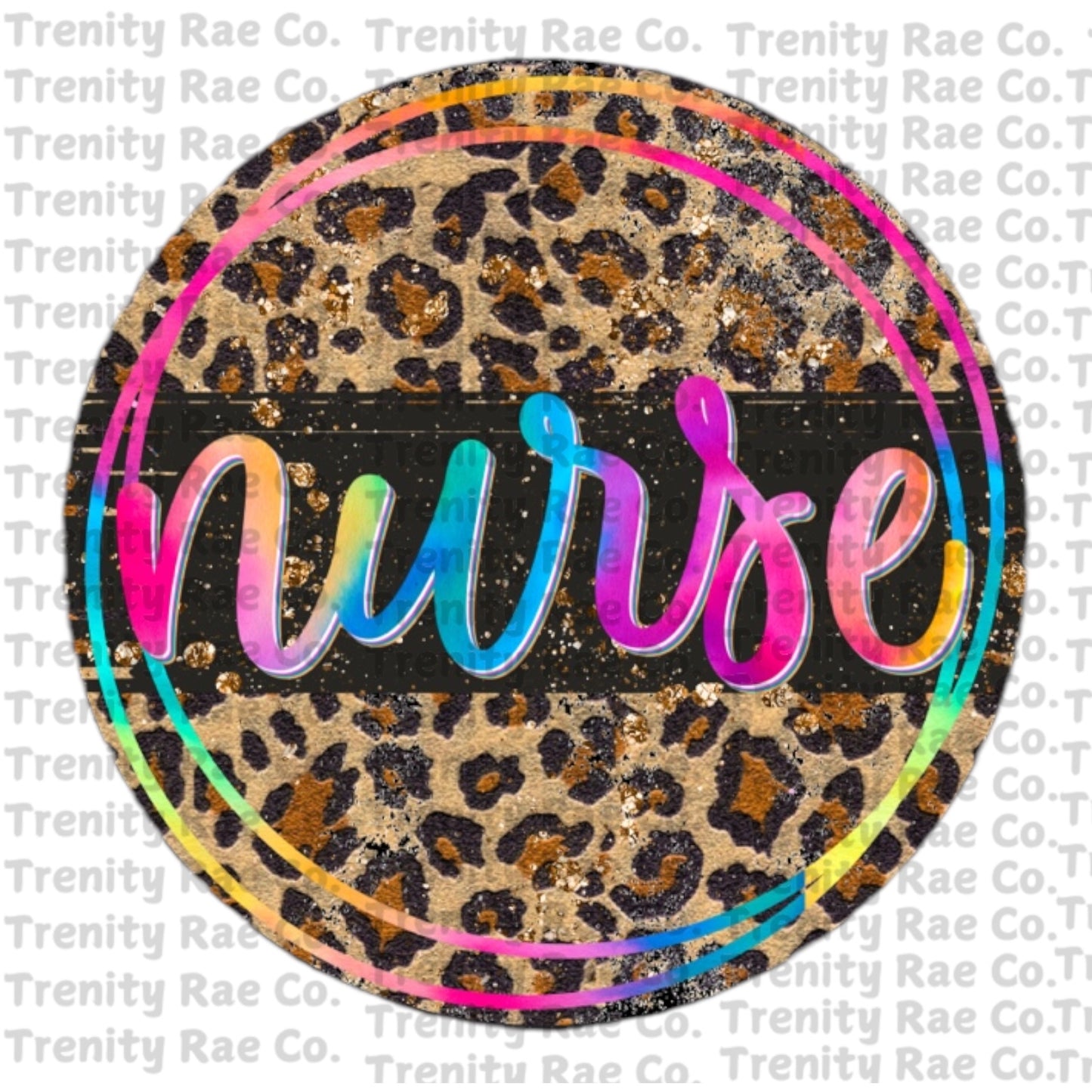 Nurse circle cardstock