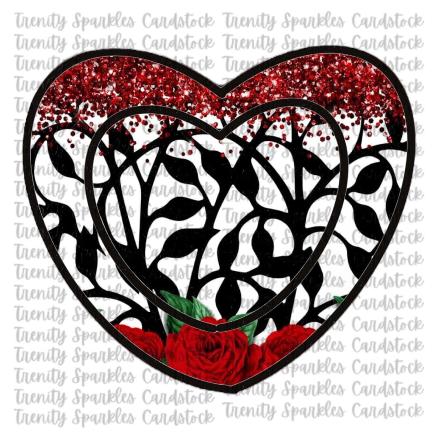 Kay J & Co Heart lollipop Cardstockk