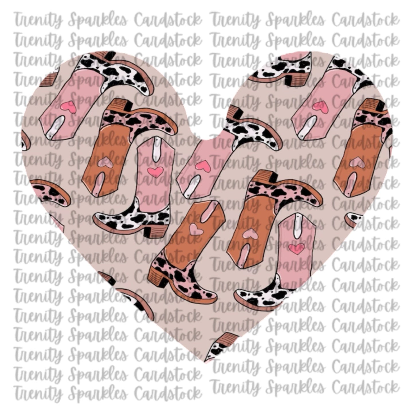 Kay J & Co Heart Shaker Cardstock