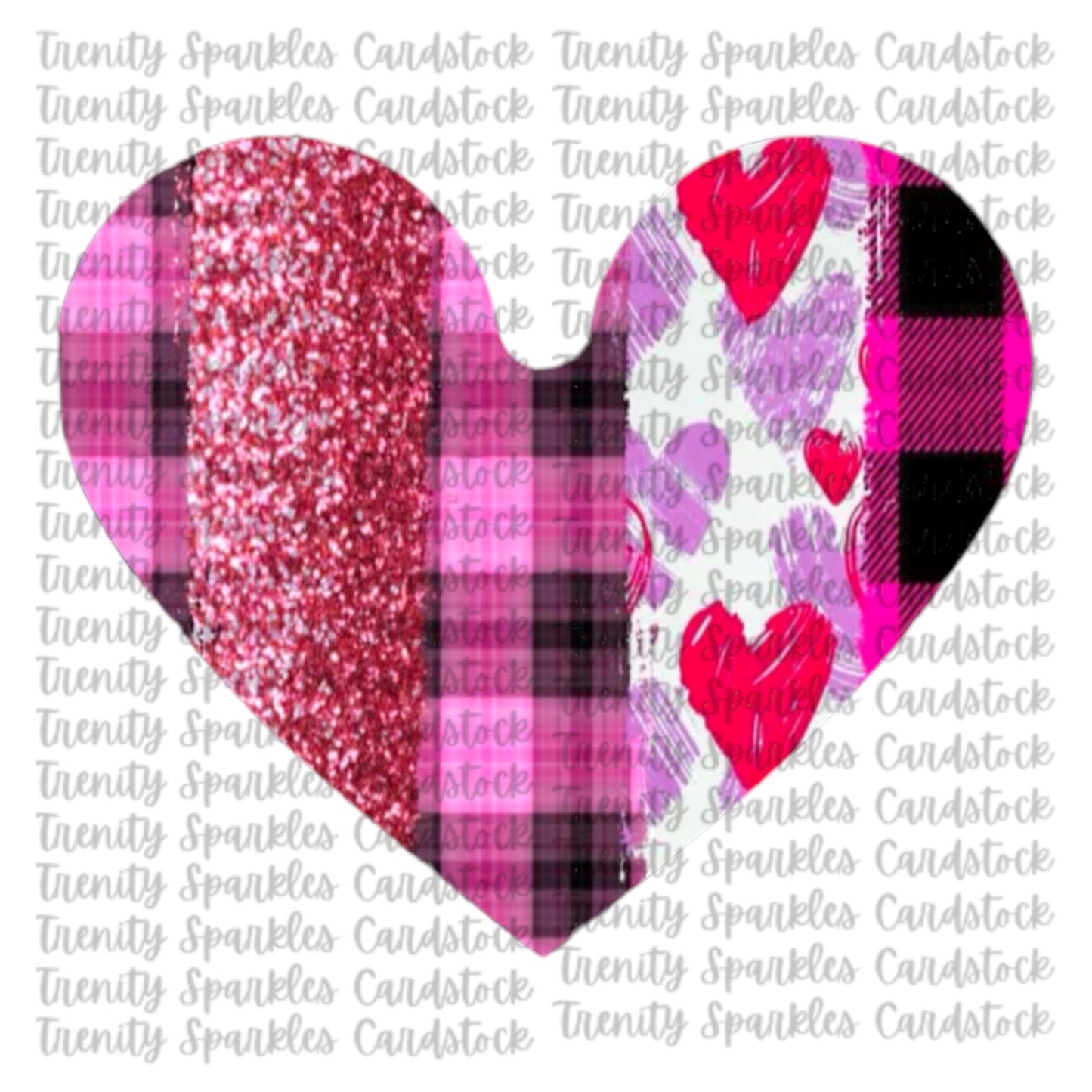 Kay J & Co Heart Shaker Cardstock