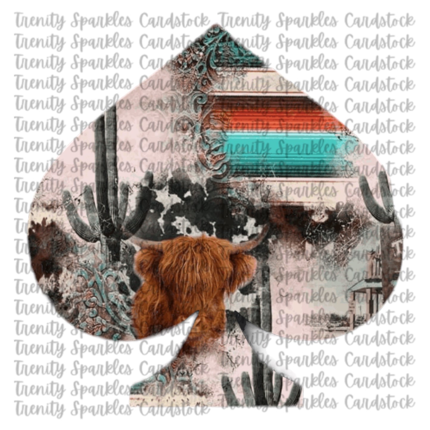 Bossy Boots Spade Cardstock