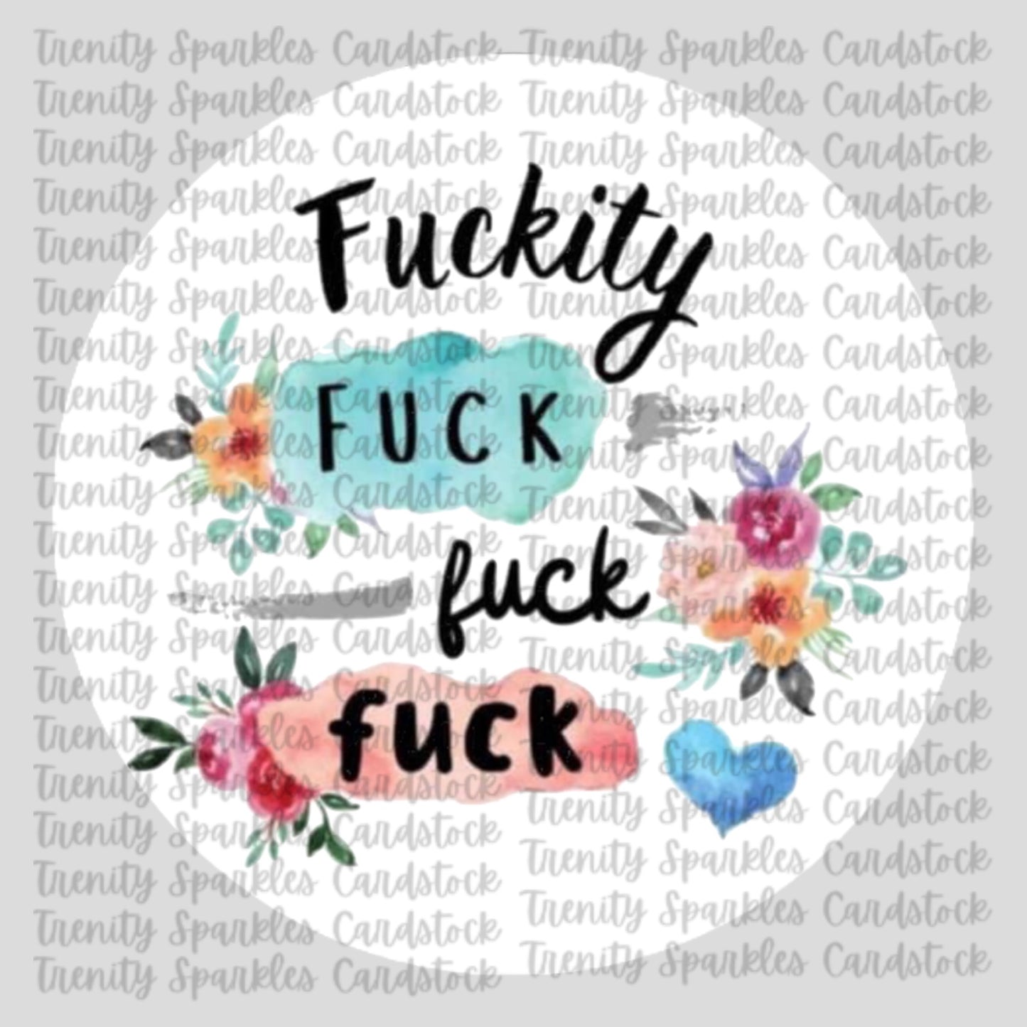 Vulgar Circle Cardstock