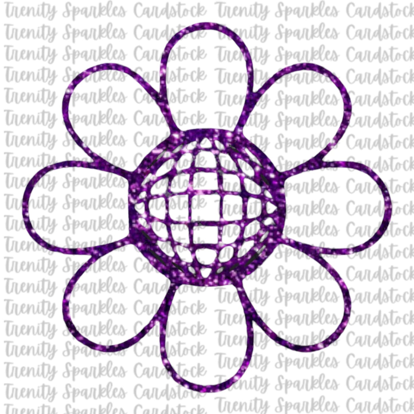 Bossy Boots Disco Daisy Vent Cardstock