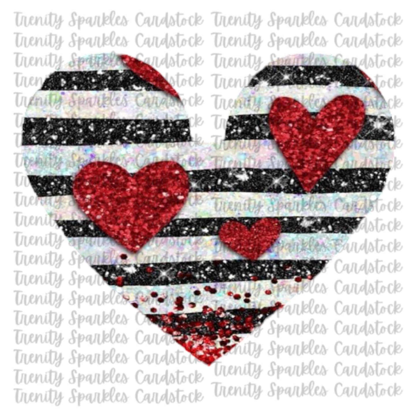 Kay J & Co Heart Shaker Cardstock