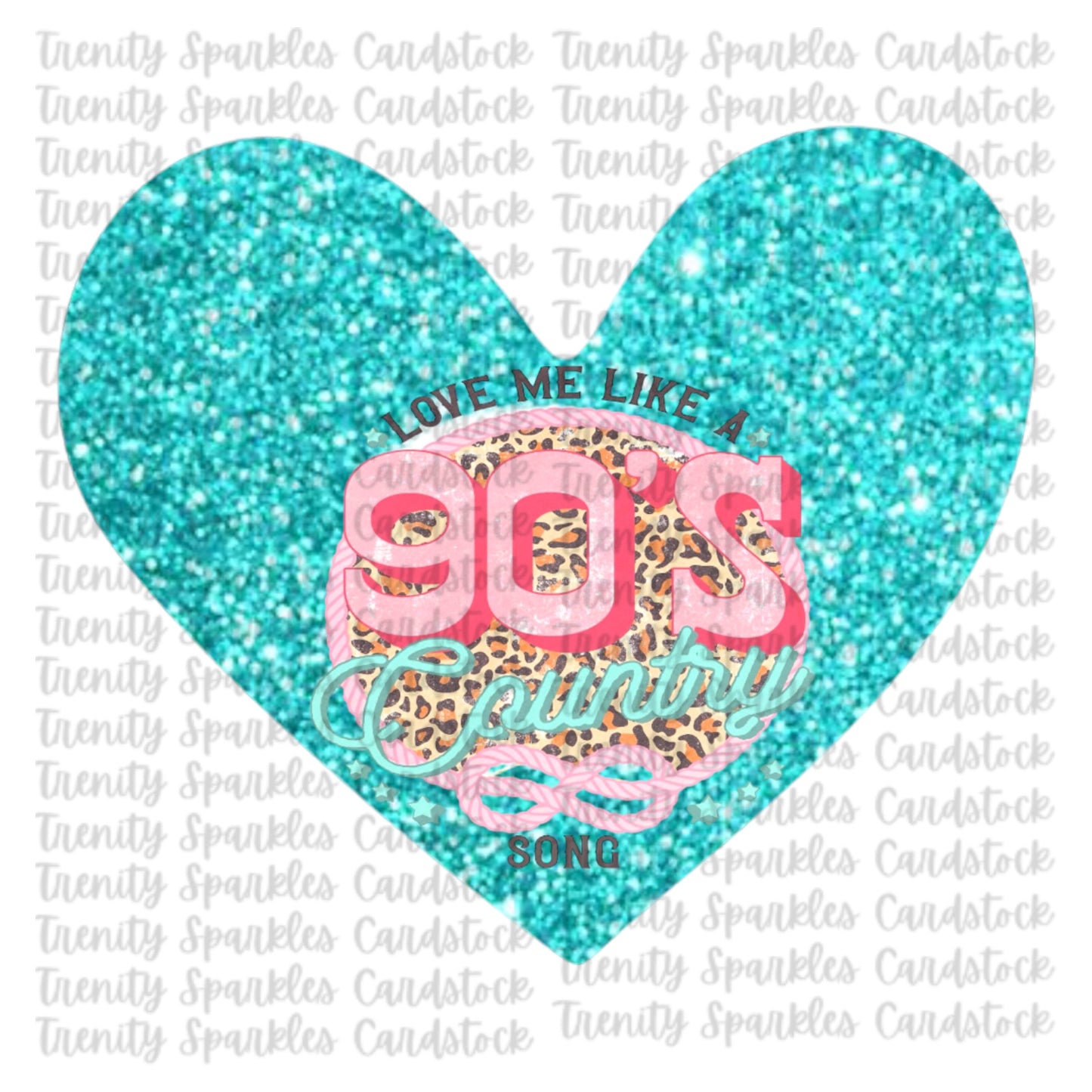 Bossy Boots Conversation Heart Cardstock