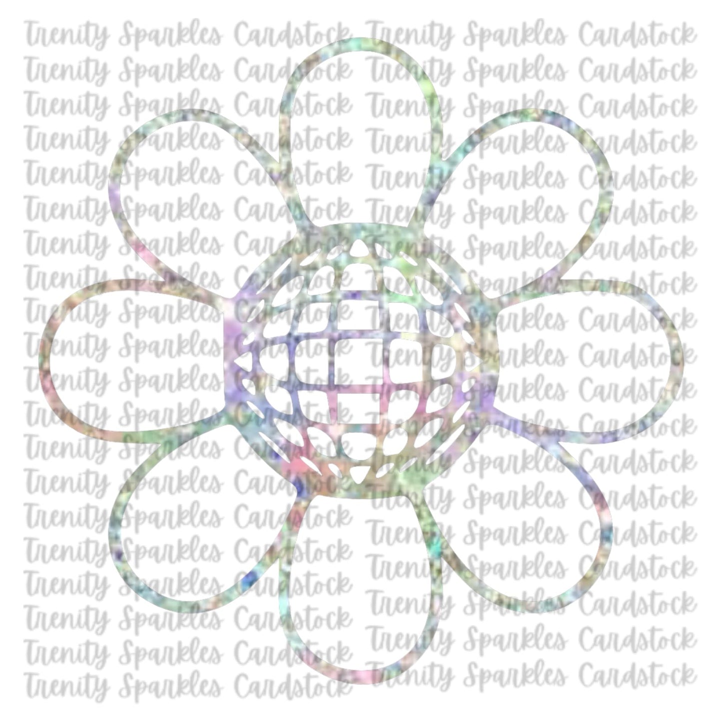 Bossy Boots Disco Daisy Vent Cardstock