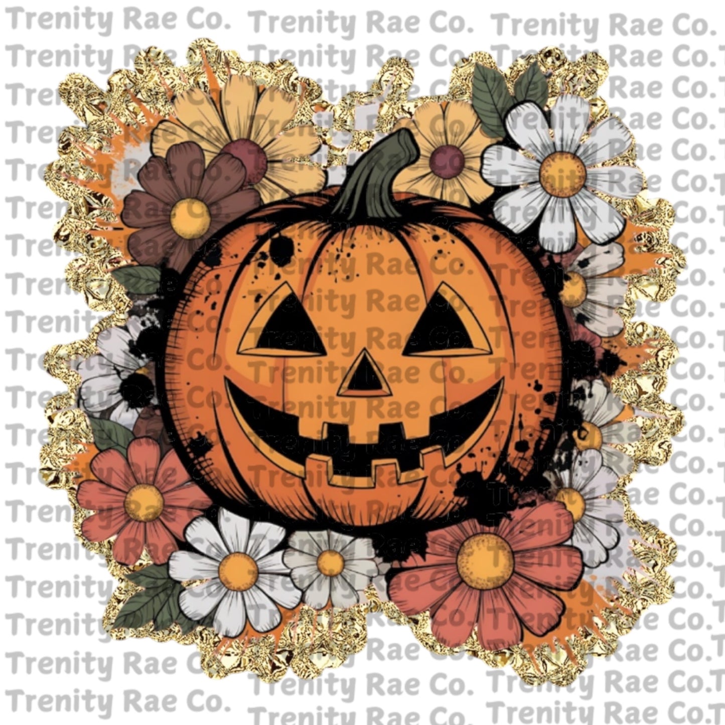 TRC floral pumpkin