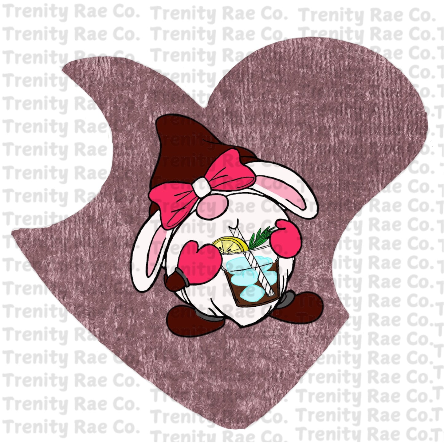 Bossy Boots Heart Teddy Cardstock