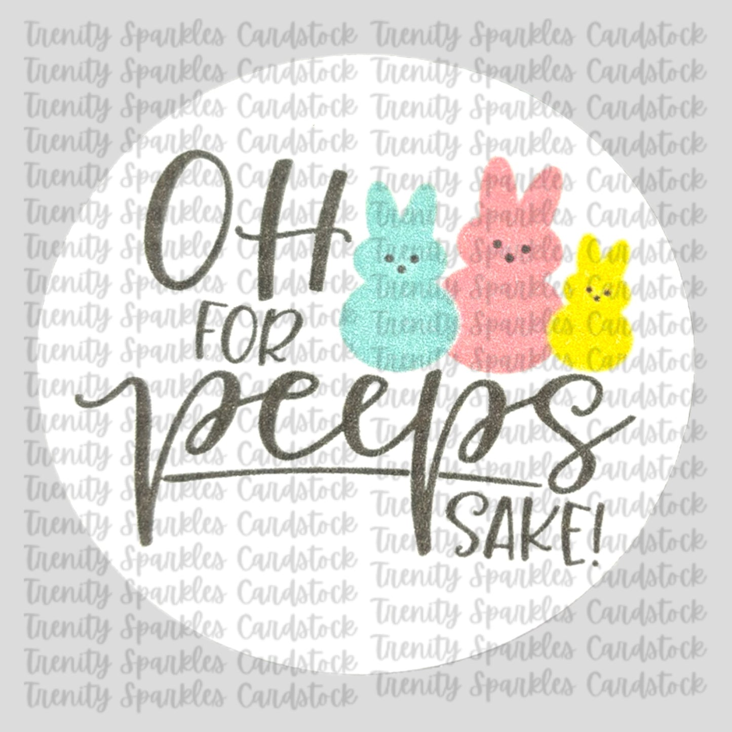 Kay J & co Bunny Shaker Cardstock