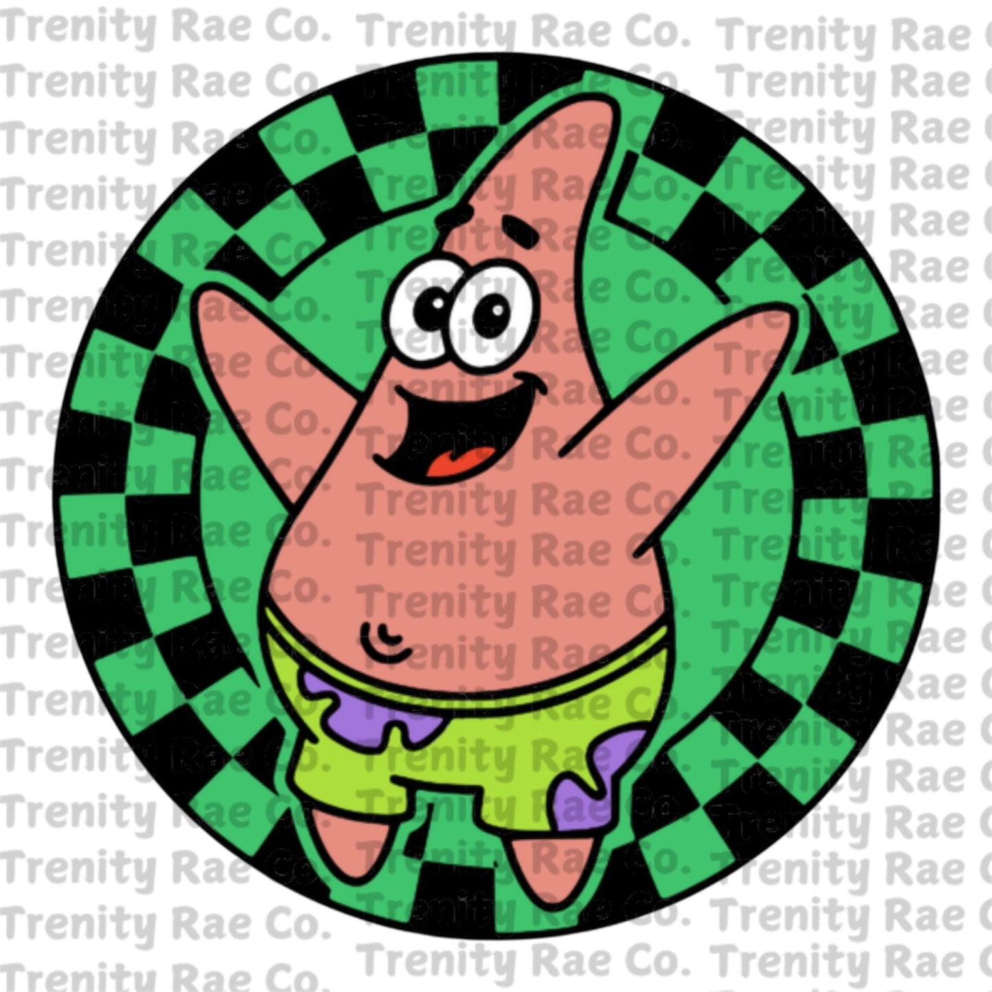TRC Patrick checkered cardstock