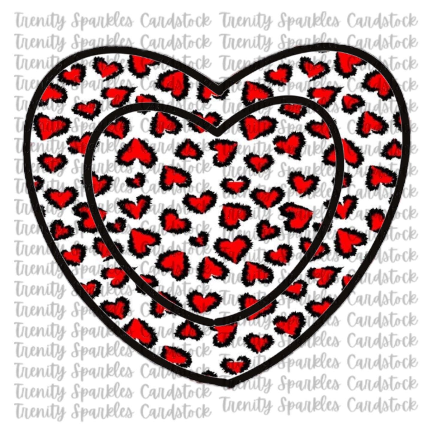 Kay J & Co Heart lollipop Cardstockk