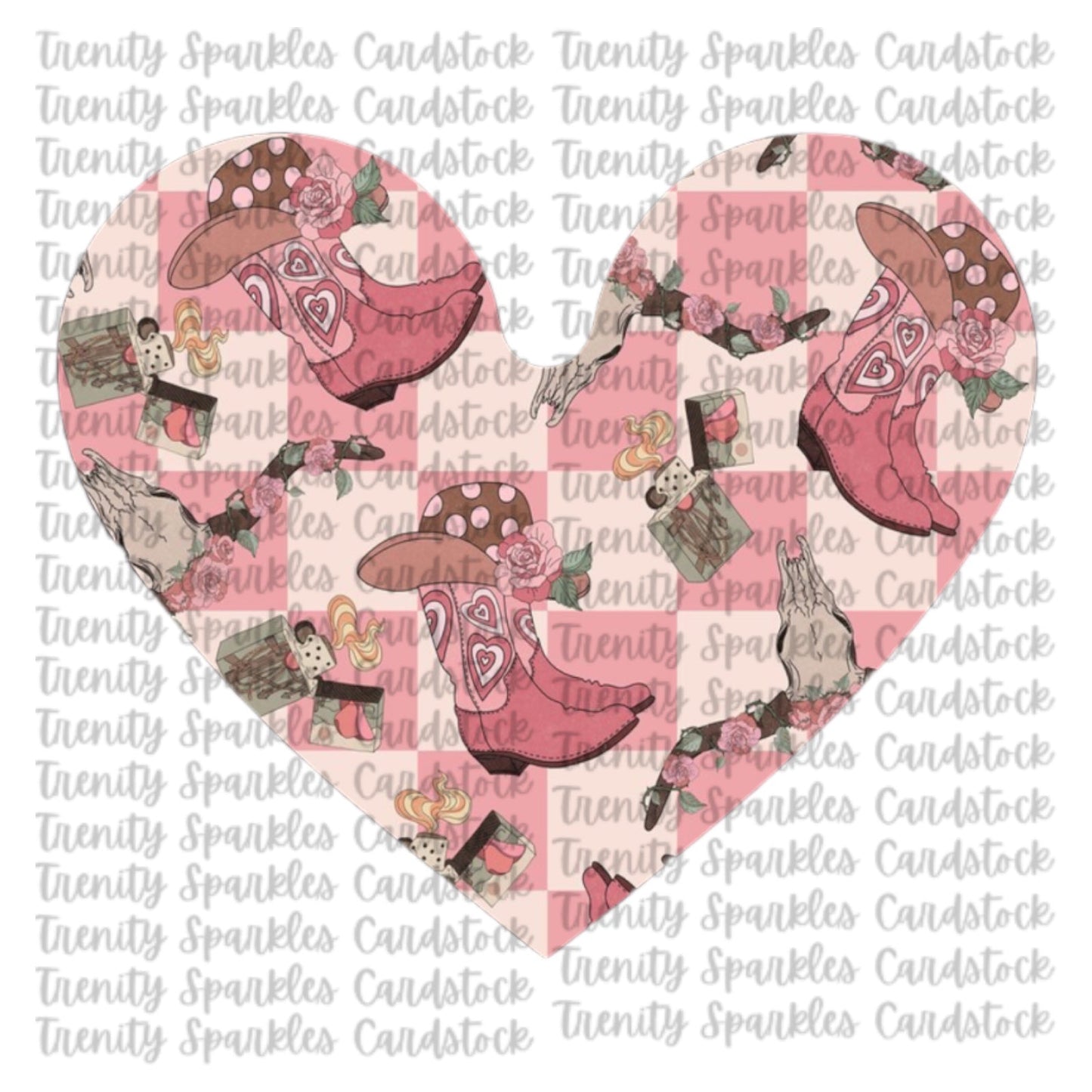 Kay J & Co Heart Shaker Cardstock