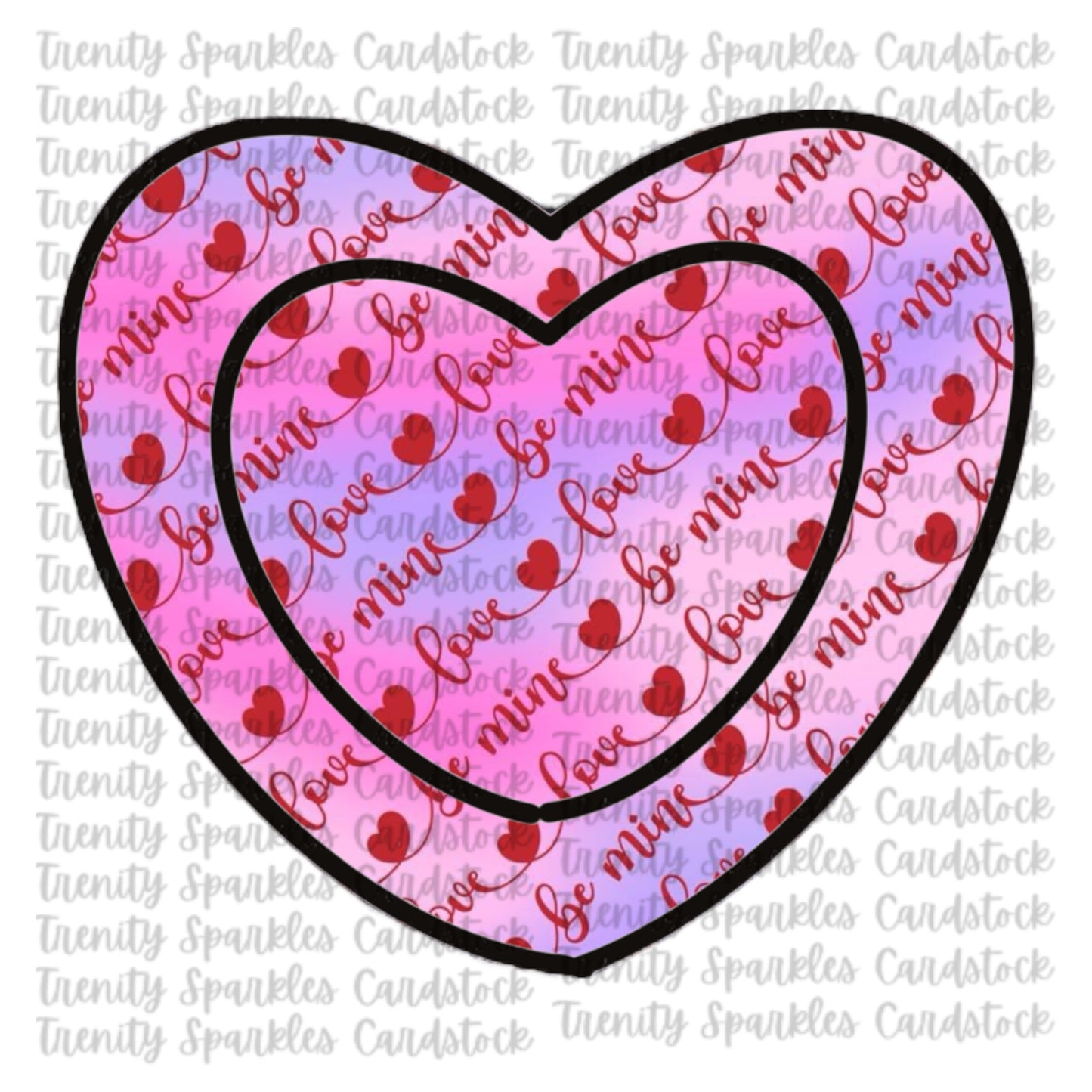Kay J & Co Heart lollipop Cardstockk