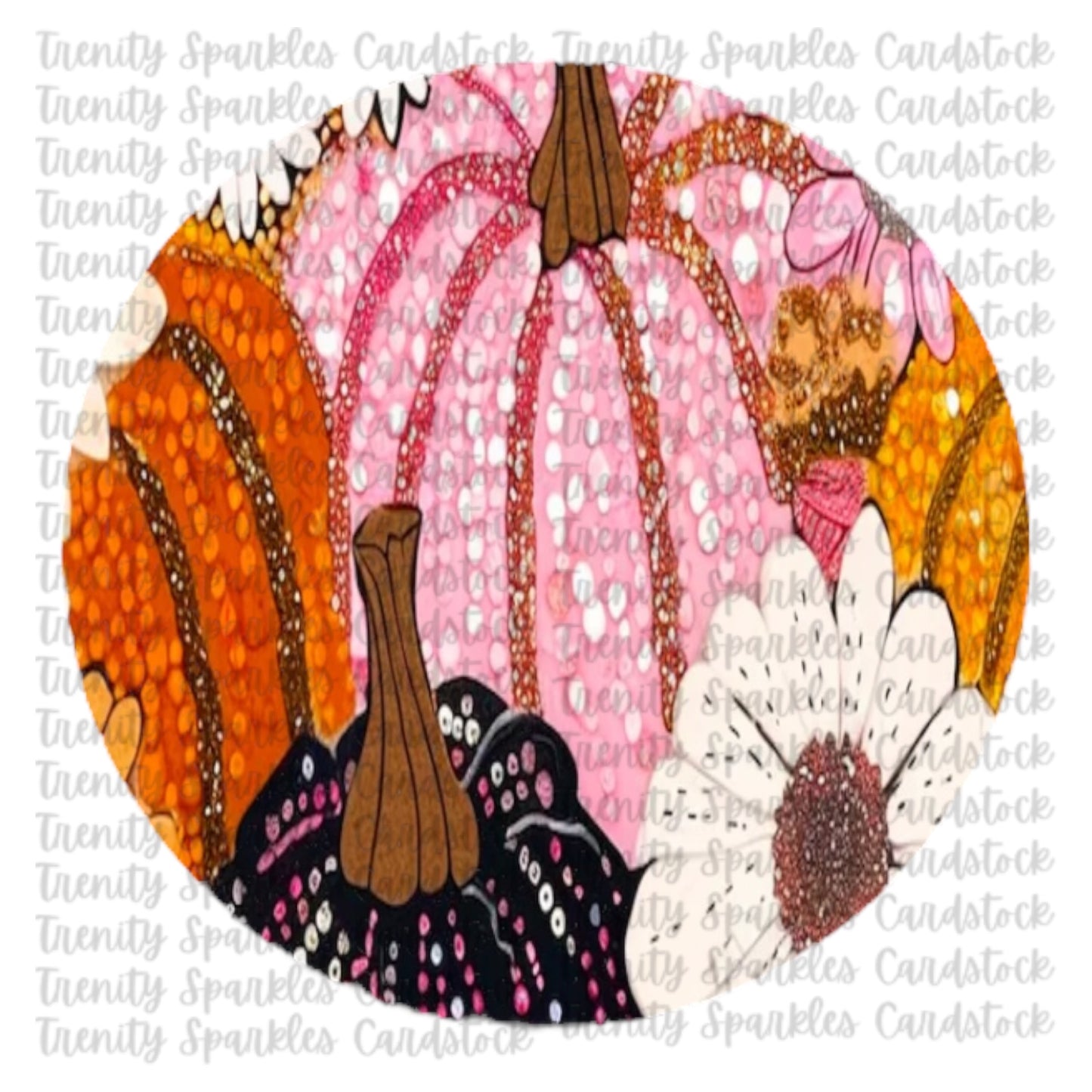 Fall Circle Cardstock