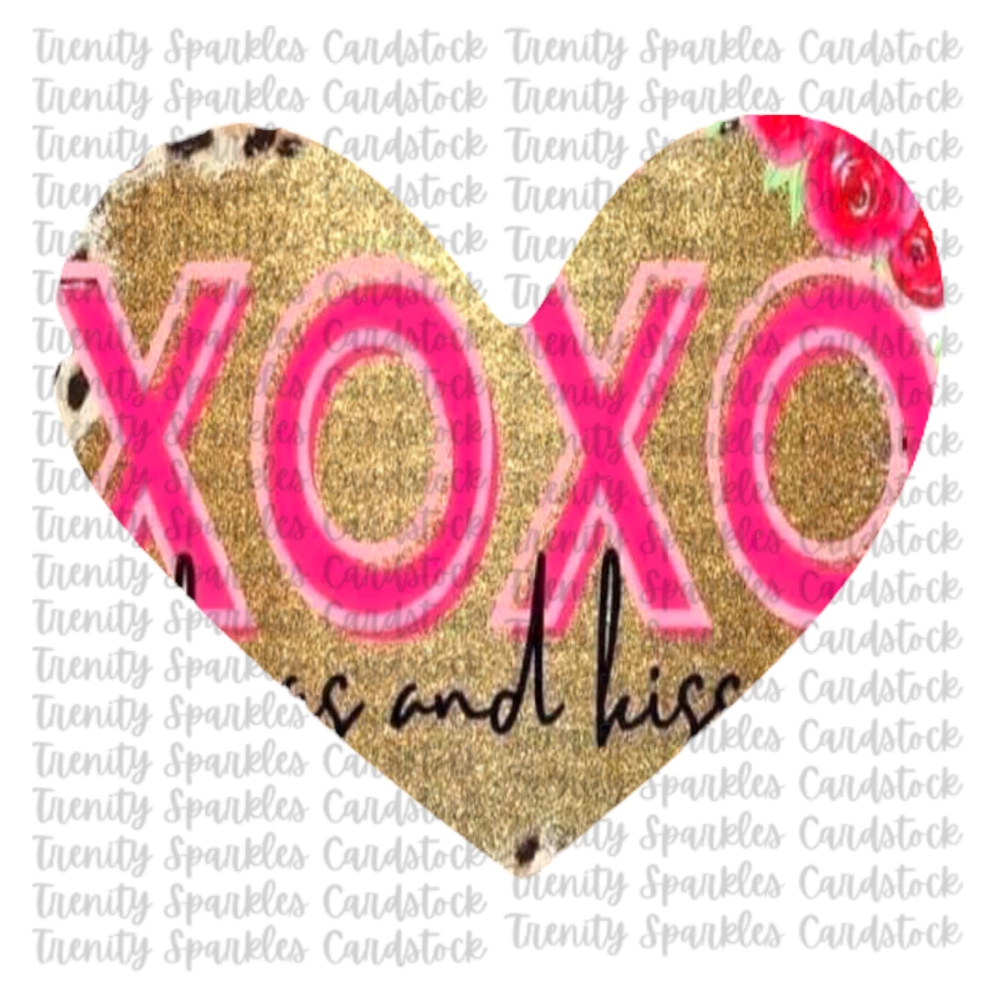 Bossy Boots Conversation Heart Cardstock