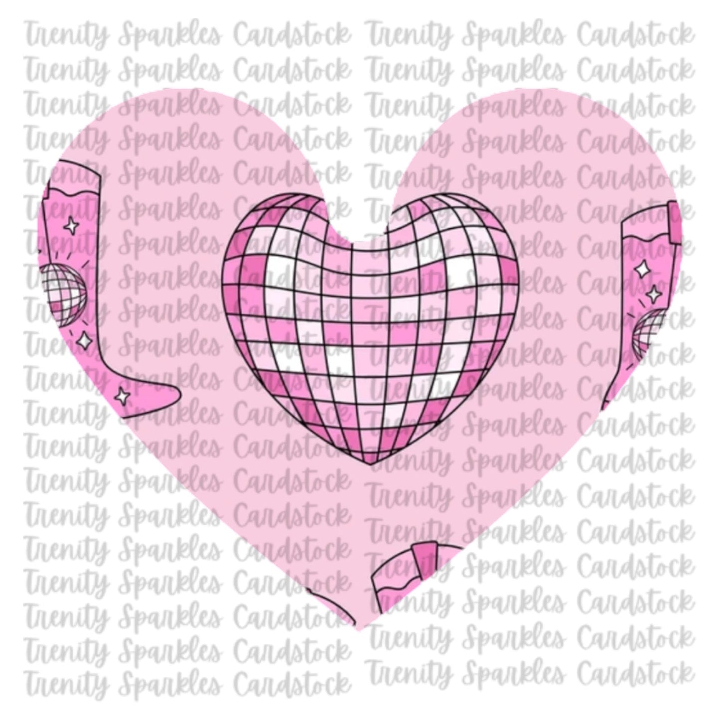 Kay J & Co Heart Shaker Cardstock
