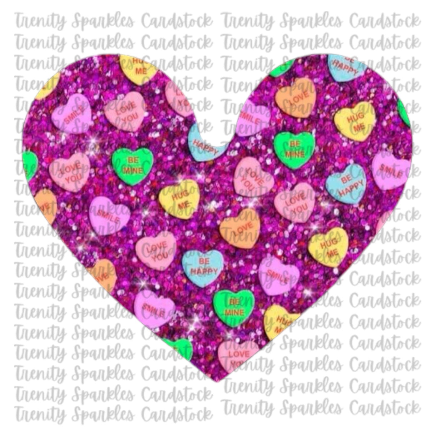 Kay J & Co Heart Shaker Cardstock