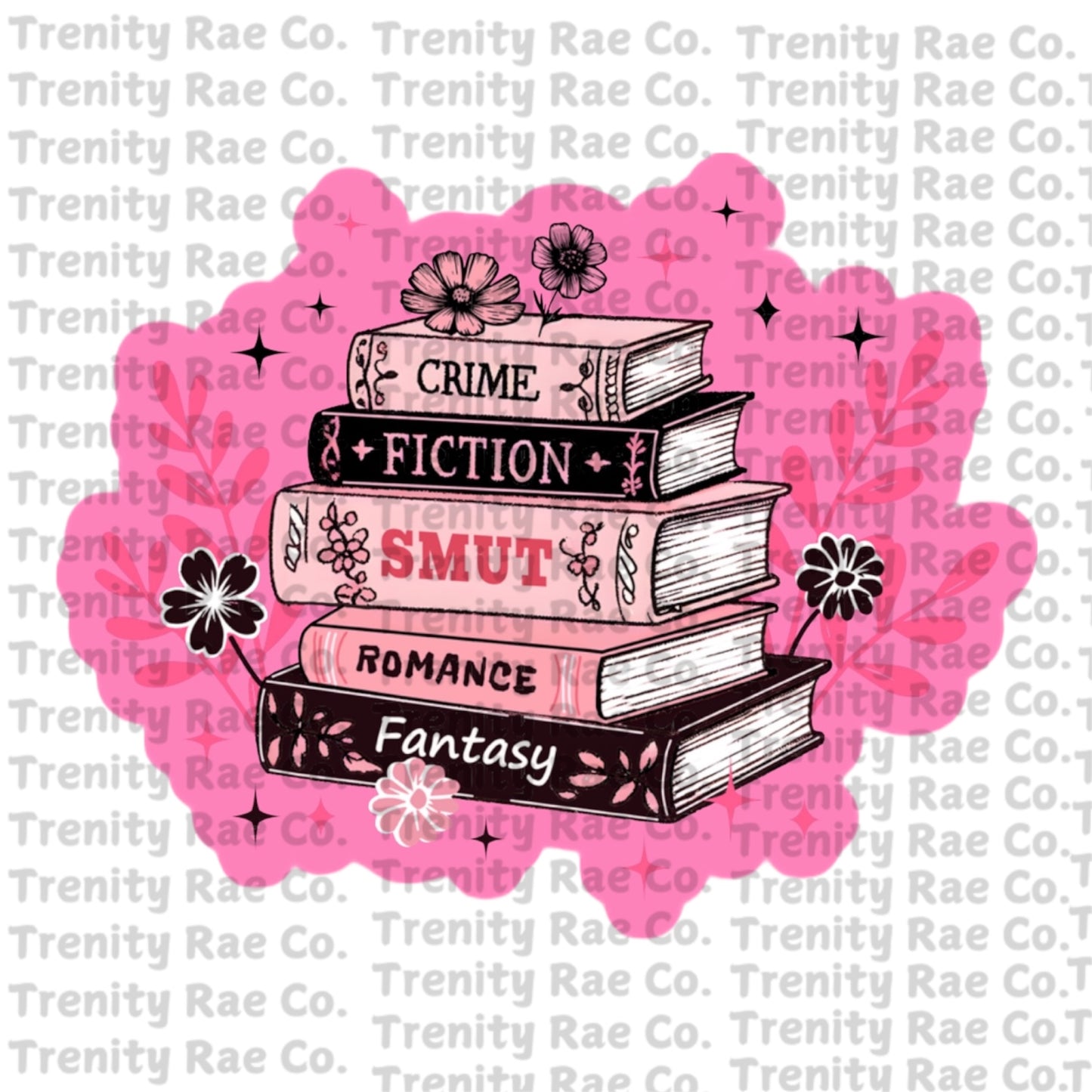 TRC book stack cardstock
