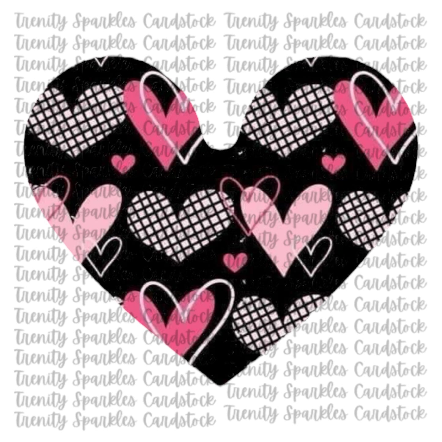 Kay J & Co Heart Shaker Cardstock