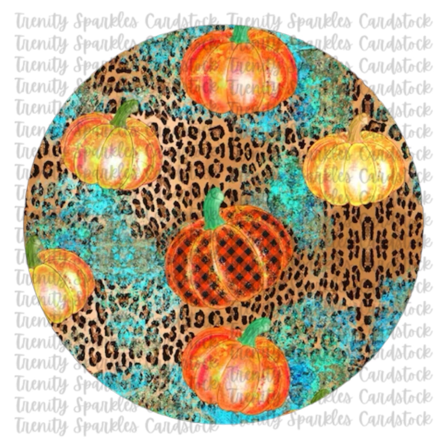 Fall Circle Cardstock