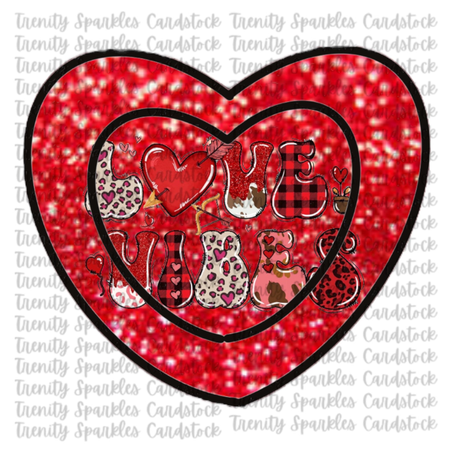 Kay J & Co Heart lollipop Cardstockk