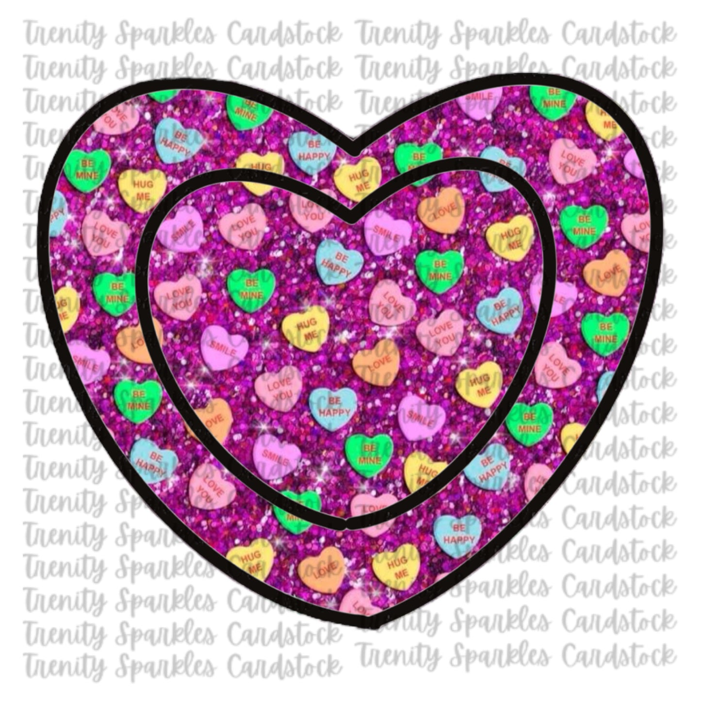 Kay J & Co Heart lollipop Cardstockk