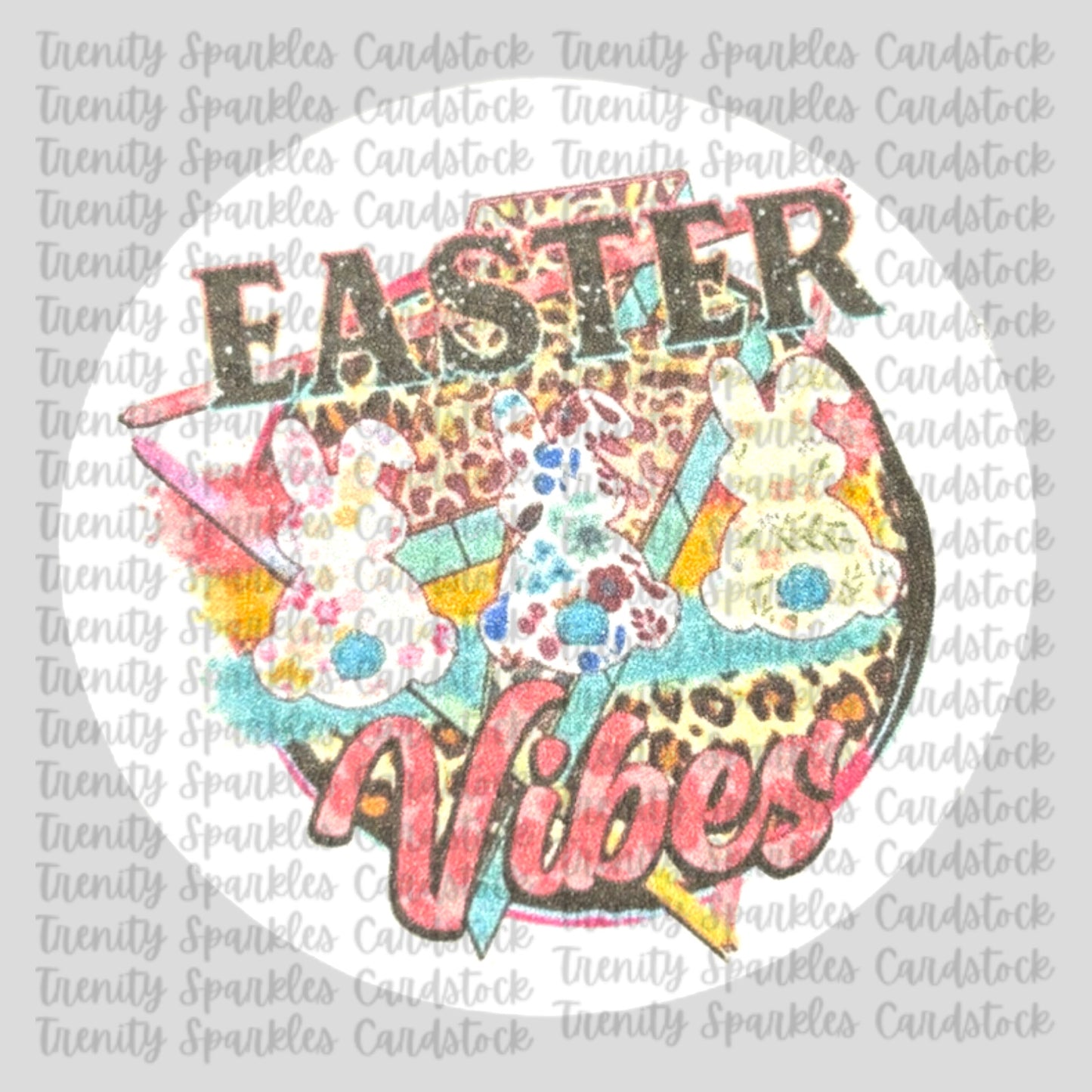 Kay J & co Bunny Shaker Cardstock