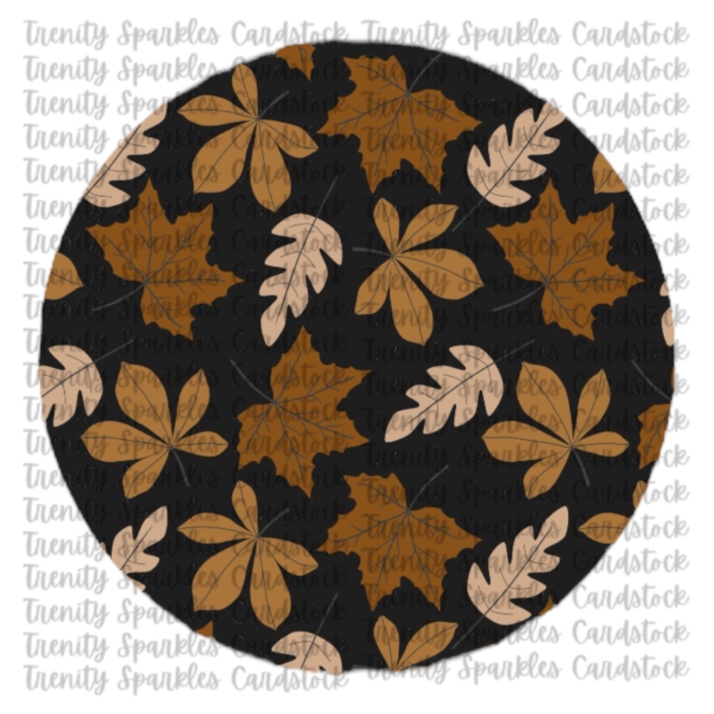 Fall Circle Cardstock