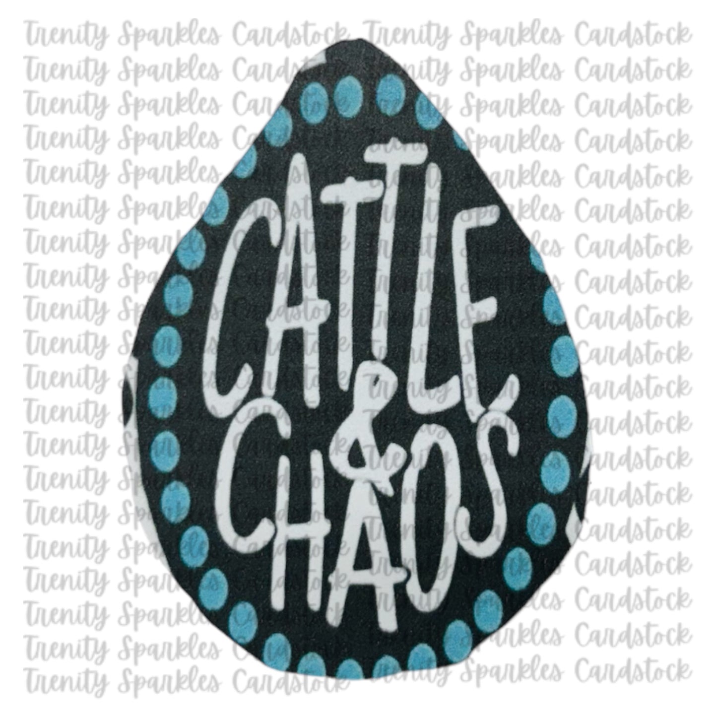 Kay J & Co Oval Blossom Cardstock