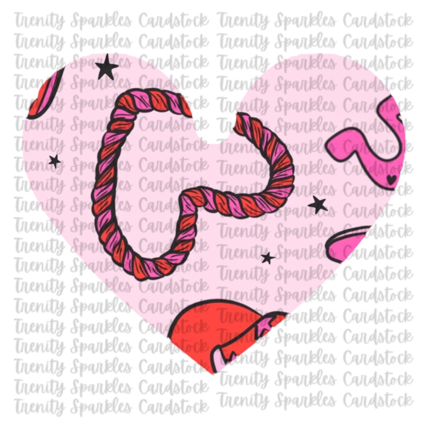 Kay J & Co Heart Shaker Cardstock