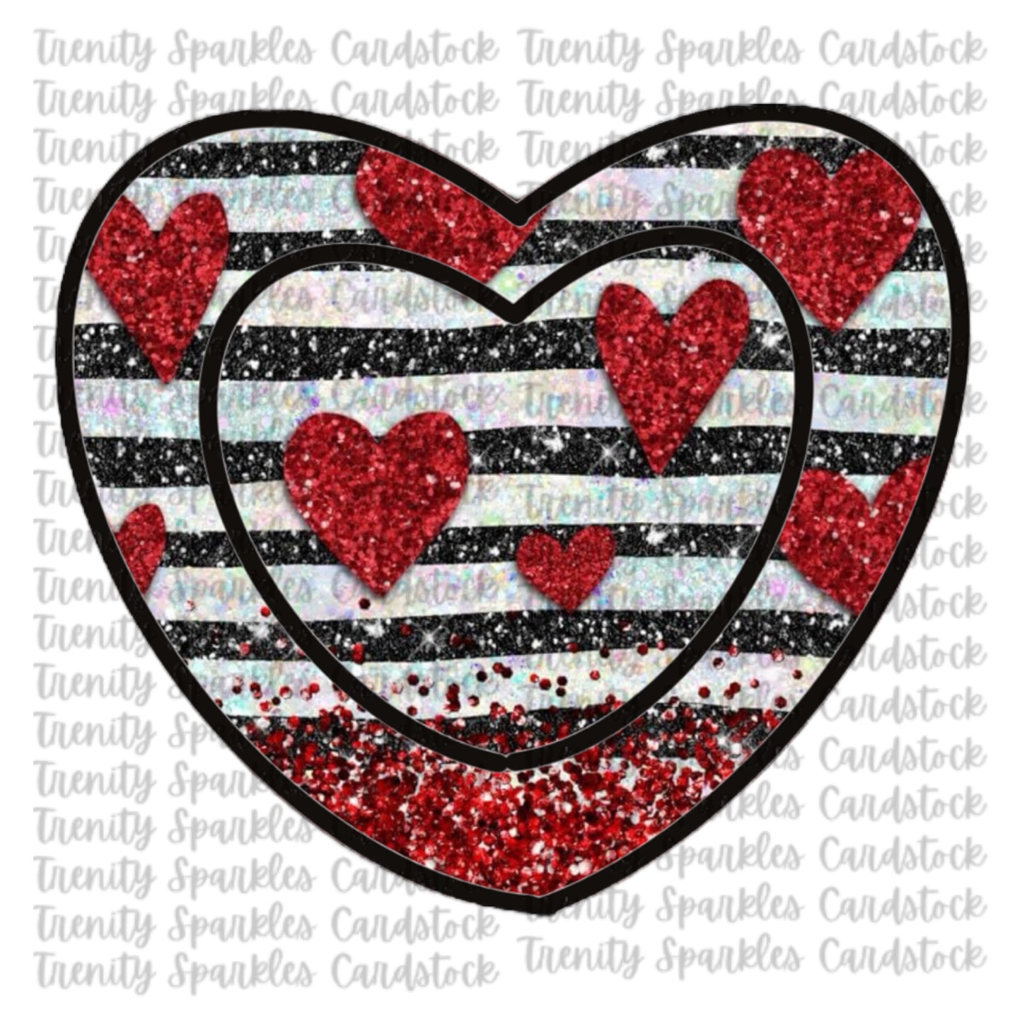 Kay J & Co Heart lollipop Cardstockk