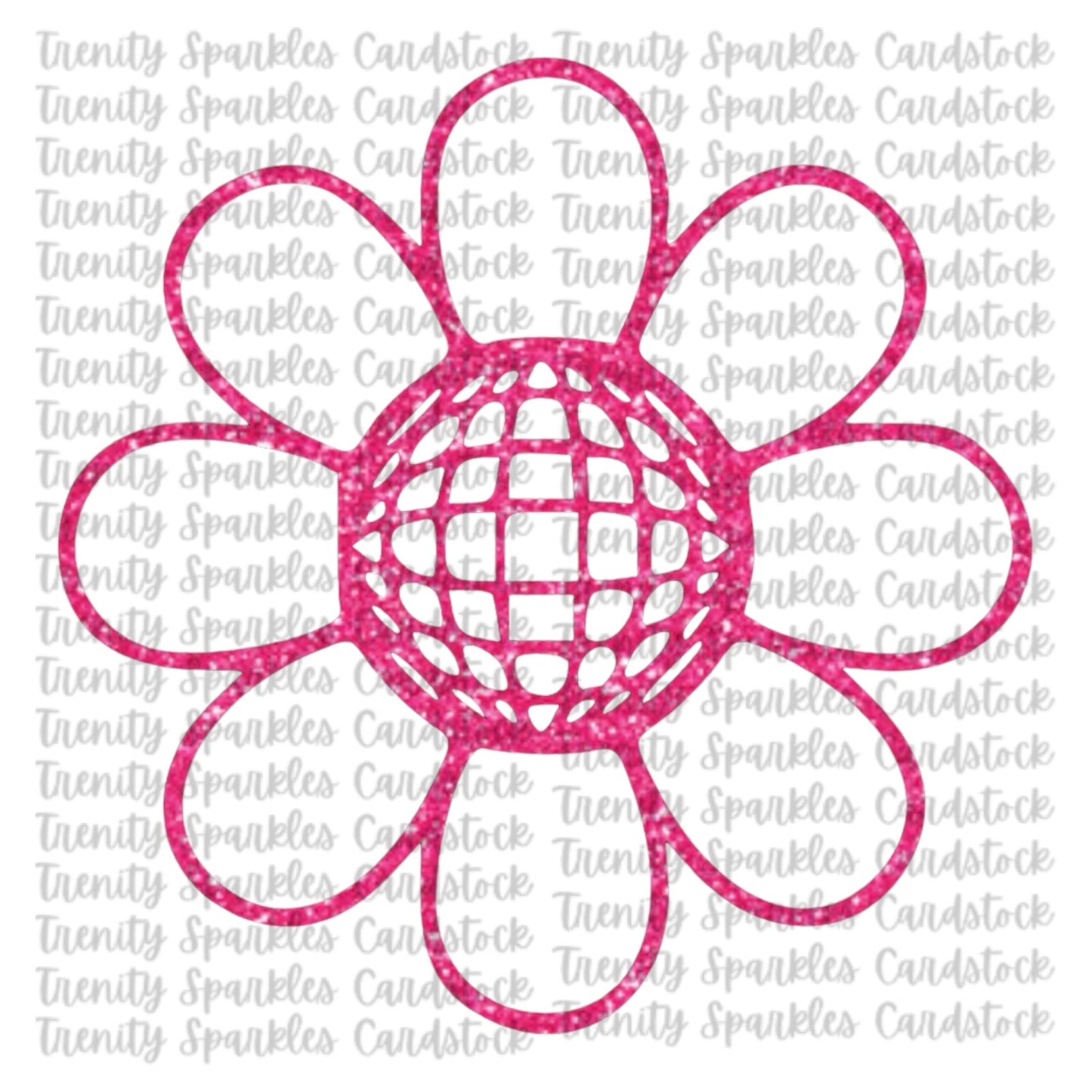 Bossy Boots Disco Daisy Vent Cardstock