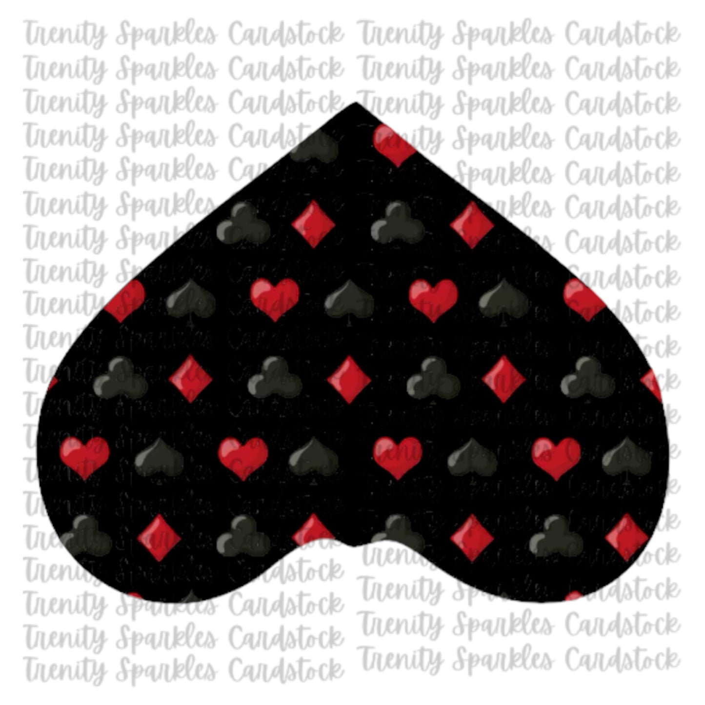 Bossy Boots Spade Shaker Cardstock
