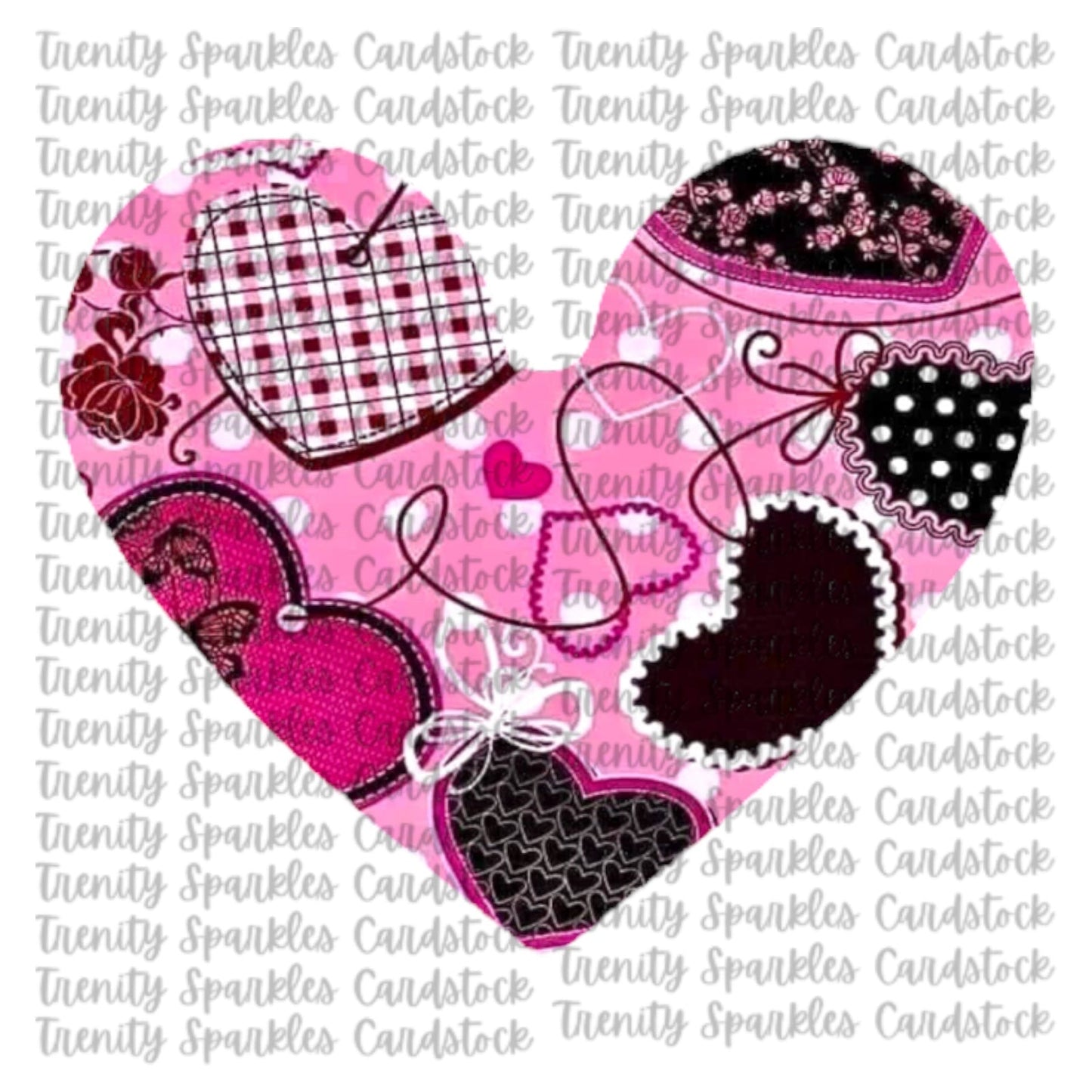 Kay J & Co Heart Shaker Cardstock